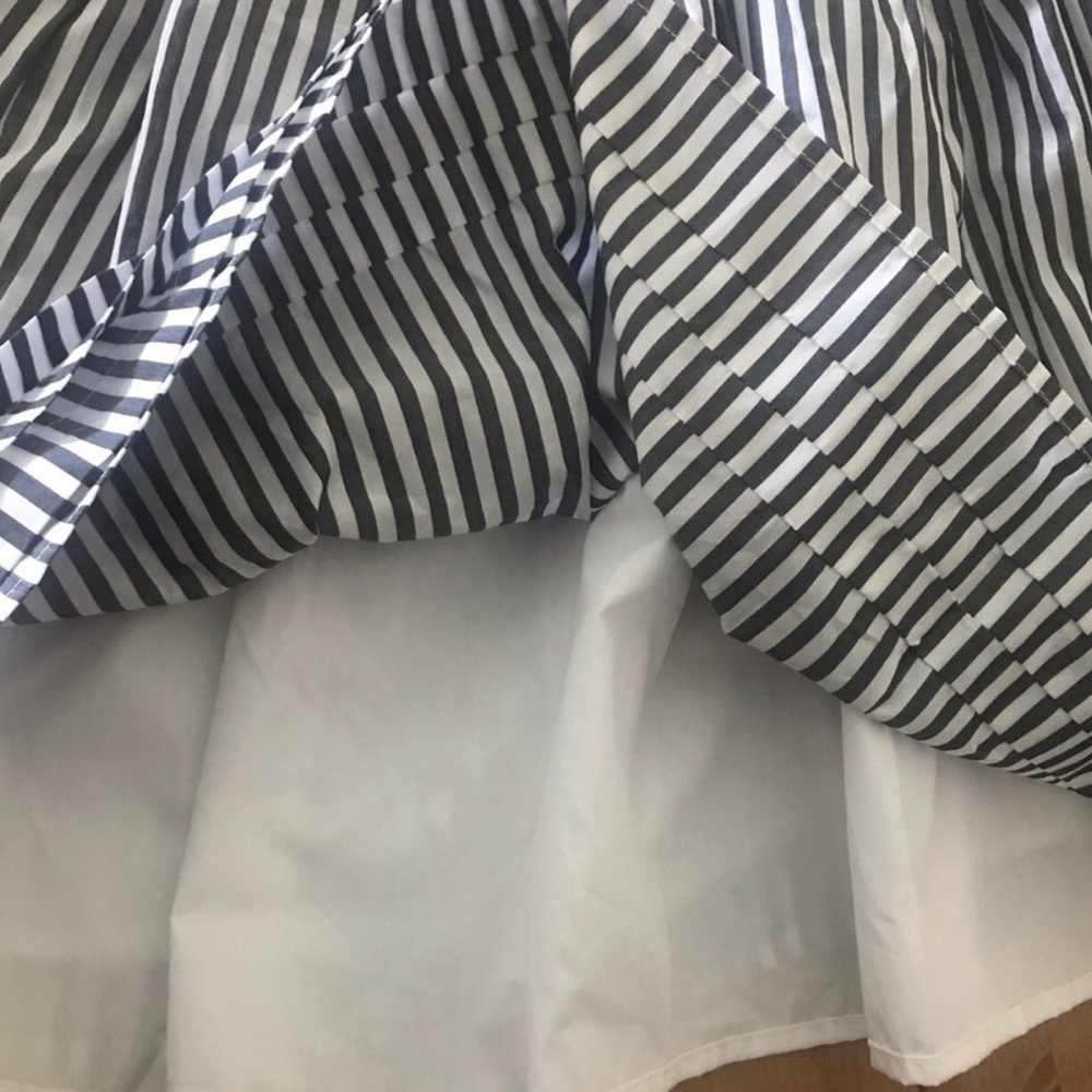Bijou Sauvage Classic Navy and White Striped Girls' Dress NWT Size 12 - Picture 3 of 4